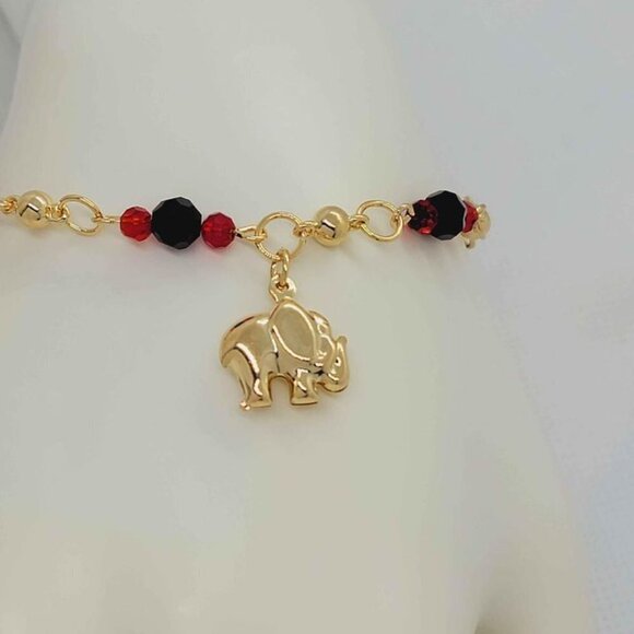 Elevate Your Style with This Brazilian 18k Gold-Filled Elephant Bracelet - Picture 4 of 5